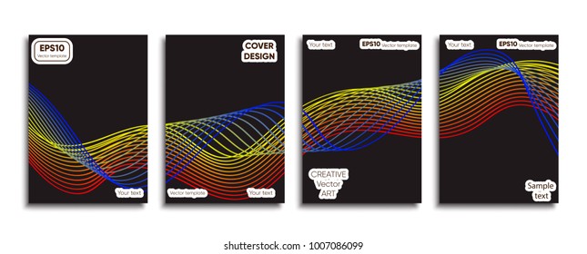Creative colored cover. Future cover design.