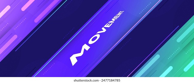 Creative and Colorful Abstract Background with Modern Technology Concept. Cover, Banner or Layout Design Template for Identity, Branding, Advertising or Promotion