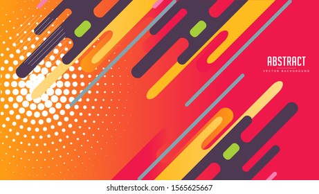 Creative Colorful Abstract Geometric Background - Vector Illustration