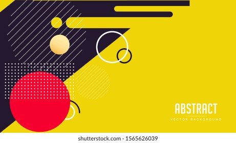 Creative Colorful Abstract Geometric Background - Vector Illustration