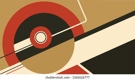 Creative Colorful Abstract Geometric Background - Vector Illustration