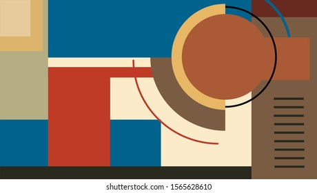 Creative Colorful Abstract Geometric Background - Vector Illustration
