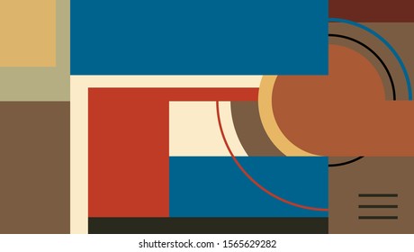 Creative Colorful Abstract Geometric Background - Vector Illustration