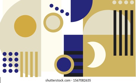 Creative Colorful Abstract Geometric Background - Vector Illustration