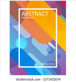 Creative Colorful Abstract Geometric Background - Vector Illustration