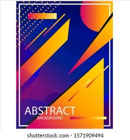 Creative Colorful Abstract Geometric Background - Vector Illustration