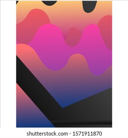 Creative Colorful Abstract Geometric Background - Vector Illustration