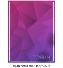 Creative Colorful Abstract Geometric Background - Vector Illustration