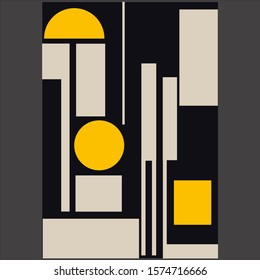 Creative Colorful Abstract Geometric Background - Vector Illustration