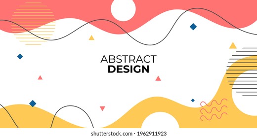 fondo mínimo creativo colorido abstracto. Muy adecuado para carteles, afiches, publicaciones en medios sociales, etc. Ilustración vectorial