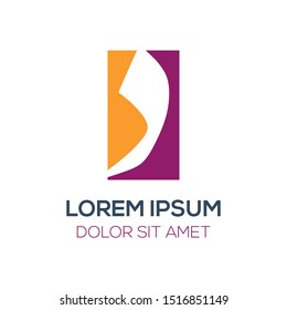 Creative Colorful Arabic Alphabet logo Design ,Vector illustration 