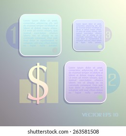 Creative  colorful background Infographics. Vector EPS 10