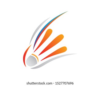 Creative Colorful Badminton Symbol Illustration