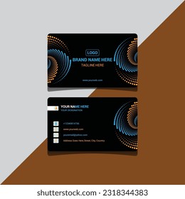 creative and colorful business card design.simple and beutiful vector design