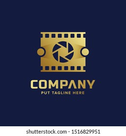 Creative colorful camera logo collection  for startup and business