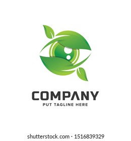 Creative colorful camera logo collection
