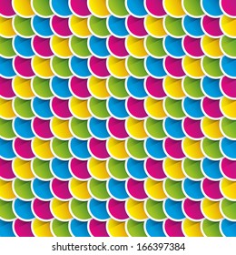 Creative colorful circles background vector illustration