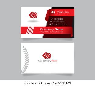 Creative Colorful & Clean Business Card Vector Design