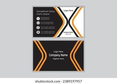 Creative, Colorful and Elegant Business Card Design Template