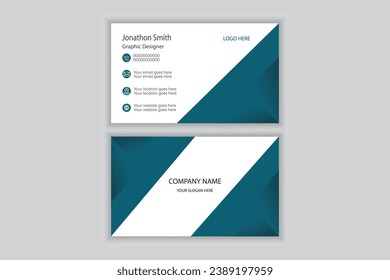 Creative, Colorful and Elegant Business Card Design Template