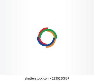 Creative colorful elements symbol icon vector design