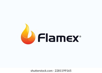 Plantilla de logotipo de Creative Colorous Fire
