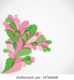 creative colorful flora vector