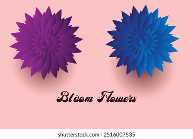 Fondo colorido creativo de la flor para su diseño, Fondo de pantalla floral fácilmente editable, ilustración del Arte vectorial