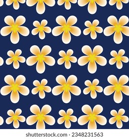 Diseño creativo de patrones de flores de colores