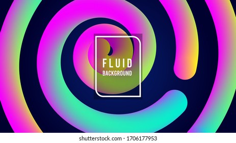 Creative Colorful Fluid Background Design