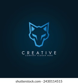 Creative Colorful Fox Logo Vector Illustration