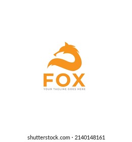 creative colorful Fox point modern logo vector concept element