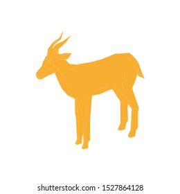 Creative Colorful Gazelle Logo Design Vector Symbol Illustration
