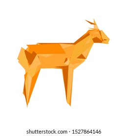 Creative Colorful Gazelle Logo Design Vector Symbol Illustration