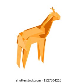 Creative Colorful Gazelle Logo Design Vector Symbol Illustration