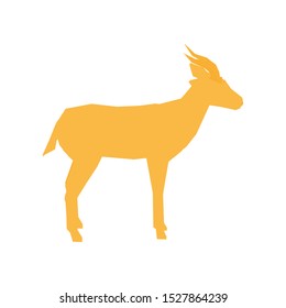 Creative Colorful Gazelle Logo Design Vector Symbol Illustration