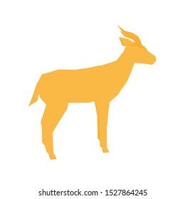 Creative Colorful Gazelle Logo Design Vector Symbol Illustration