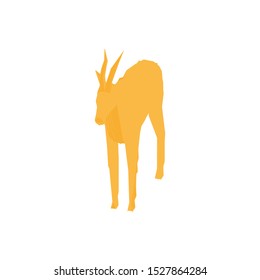 Creative Colorful Gazelle Logo Design Vector Symbol Illustration