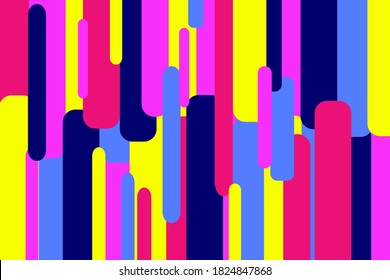 Creative colorful geometric bright background with lined patterns. Vector design for print, banner, poster, brochure, card