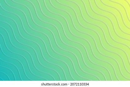 Gradiente de color creativo Diseño de fondo abstracto de textura de onda