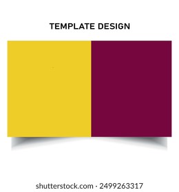 Creative Colorful Layout print ready template Design.