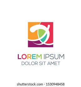 Creative colorful logo , Vector illustration design