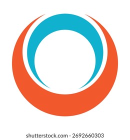 creative  and colorful logotype shape design 