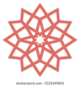 Creative colorful mandala, simple outline design perfect for relaxing coloring book, stickers, patterns, yoga, planners, calendars. Bohemian mandala design