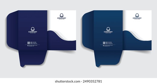 Creative, colorful, modern and unique file folder design for your business. Document file folder design for office or company. Office file, office folder, office document, file folder design template
