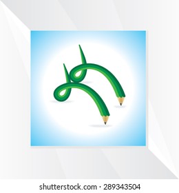 creative colorful pencil vector illustration 