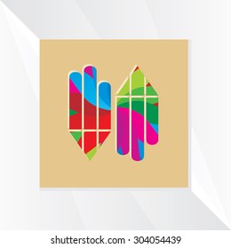 creative colorful pencil vector illustration 