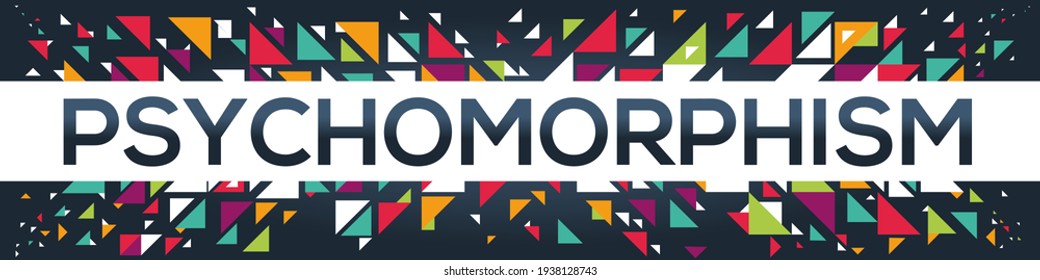 diseño de texto creativo colorido (psicomorfismo), escrito en inglés, ilustración vectorial.
