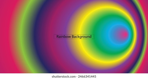  Creative colorful rainbow background template

