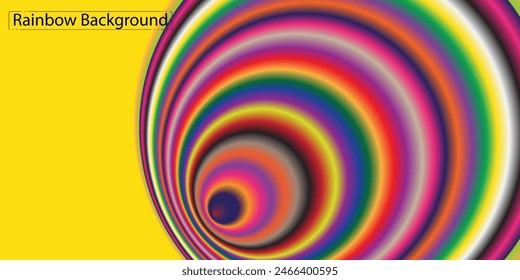 creative colorful rainbow background template
